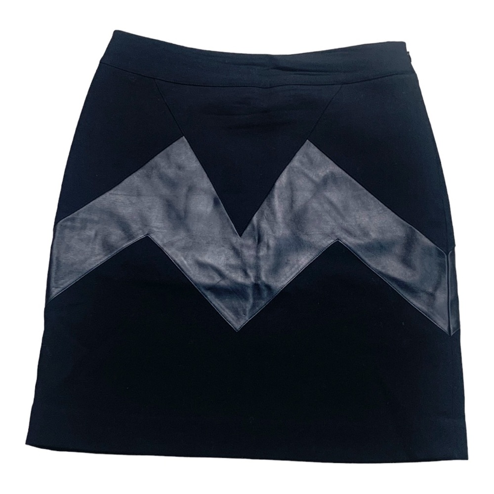 Per Se Carlisle wool leather pencil skirt . Sz 6